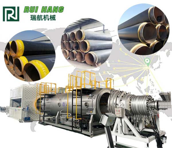 HDPE Thermal Insulation Jacket Casing Pipe Production Line