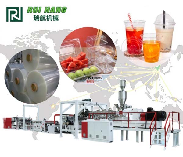 PET Transparent Sheet Plate Production Line