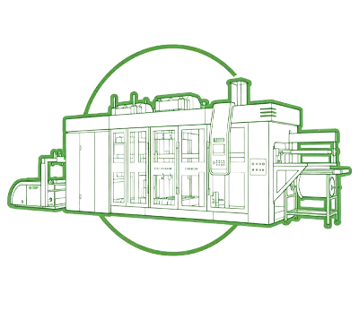 Plastic Themofoming Sheet Extrusion Line