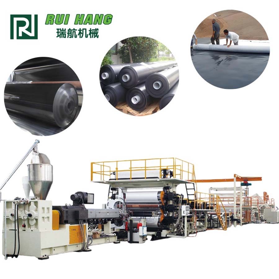 HDPE waterproof membrane extrusion line