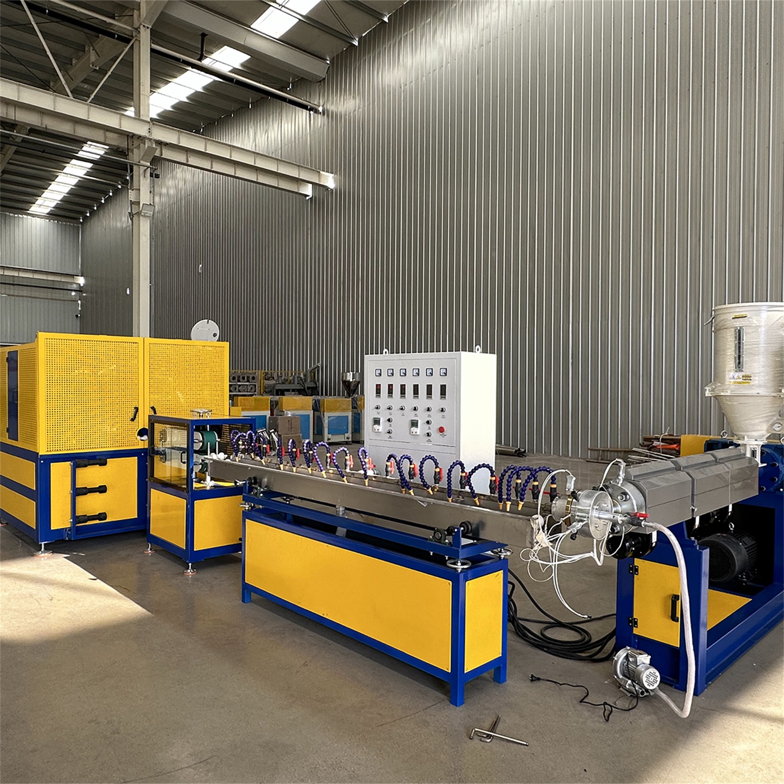 PVC fiber reinforced hose production line