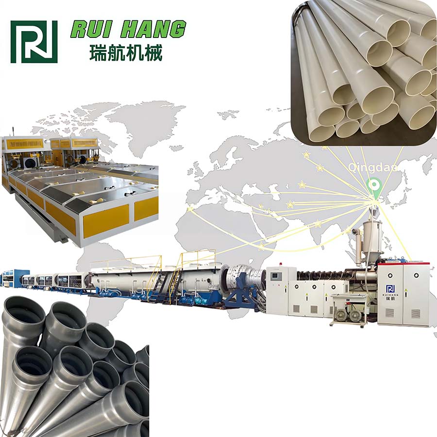 PVC multifunctional large diameter pipe production line