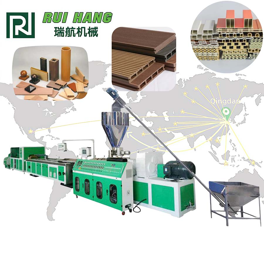 Wood Plastic PVC/PP/PE Decoration Panels Production Line